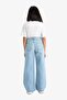 Straight Wide Standard Leg Jeans Pants Girls E7322A825AU - 7