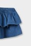 Elastic Waist Layered Jean Skirt Baby Girl F3708A525Au - 4