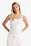 Slim Fit Slim Fit Basic Plain Round Neck Ribbed Camisole Undershirt E5540Ax25Au - 3