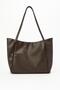 Black Women's Shoulder Bag – Large Size Leather Tote Bag |   Daily Use - 2