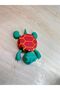 Cute Fanatic Turtle Coaster – Animated and Fun Mug Coaster (Red-Yellow Striped) - 5