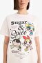 Powerpuff Girls Oversized Wide Fit Short Sleeve T-Shirt E9843Ax25Au - 6