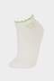 Women's 3-Pack Cotton Booties Socks F5623Axns - 2