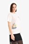 Spongebob Oversized Wide Fit Back Printed Short Sleeve T-Shirt E9848Ax25Au - 3
