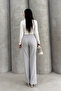 Women's High Waist Flared Palazzo Trousers 3021 - 6