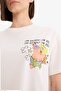Spongebob Oversized Wide Fit Back Printed Short Sleeve T-Shirt E9848Ax25Au - 6