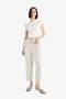 Carrot Fit Fabric Pants High Waist Straight Leg E6676Ax25Sp