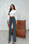 Women's High Waist Flared Palazzo Trousers 1079 - 8