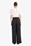Carrot Fit Double Pocket High Waist Wide Leg Modal Pants E6331Ax25Sp - 6