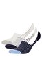 Men's Seamless 3-Piece Cotton Ballerina Socks D9951Axns