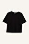 Coool Loose Fit Basic Plain Short Sleeve White T-Shirt F4603Axns - 7