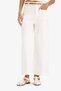 100% Cotton Regular Fit Pocketed High Waist Belted Gabardine Trousers F5933Ax25Sm - 5