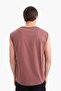 100% Cotton Boxy Fit Athlete T-Shirt C7205Ax25Sm - 8