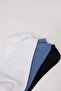 Men's 3-Pack Cotton Booties Socks D9946Axns - 5