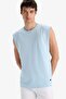 100% Cotton Boxy Fit Athlete T-Shirt C7205Ax25Sm - 3