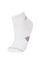 Women's 2-Pack Cotton Short Sports Socks E2092Axns - 2