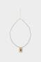 Women's Plate Gold Necklace F0797Axns