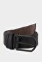 Men's Oval Buckle Faux Leather Casual Belt V0626Azns