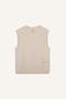 100% Cotton Boxy Fit Crew Neck Printed Tank Top C5040Ax25Hs - 7