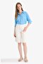 Oversize Wide Fit Muslin Long Sleeve Shirt X2232Az25Sp - 2