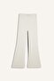 Flare Fit Elastic Waist Wrinkled Textured Trousers E9942Ax25Sm - 6