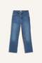 Crop Flare Fit High Waist Ankle Length Jean Washed Pants E8018Ax25Sm - 8
