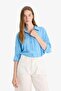 Oversize Wide Fit Muslin Long Sleeve Shirt X2232Az25Sp - 3