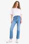 Crop Flare Fit High Waist Ankle Length Jean Washed Pants E8018Ax25Sm - 3