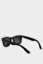 Men's Classic Black Plastic Frame Black Glass Polarized Sunglasses F0492Axns - 4