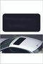Piano Black Fake Sunroof Ceiling Sticker Foil - Auto Sticker - Compatible with Every Vehicle