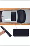 Piano Black Fake Sunroof Ceiling Sticker Foil - Auto Sticker - Compatible with Every Vehicle - 2