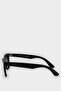 Men's Classic Black Plastic Frame Black Glass Polarized Sunglasses F0492Axns - 3