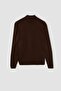 Slim Fit Slim Fit Half Turtleneck Knitwear Sweater B7851Axns - 7