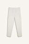 Crop Carrot Fit Zippered High Waist Basic Narrow Leg Classic Fabric Trousers C2466Ax25Sp - 8