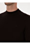 Brown Slim Fit Wool Blend Quarter Fisherman Basic Knitwear Sweater 50315295-Vr029 - 7