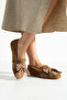 Women's Mink Bow Winter Ballerina Shoes for Home and Outdoor Use - 3