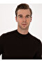 Brown Slim Fit Wool Blend Quarter Fisherman Basic Knitwear Sweater 50315295-Vr029 - 2