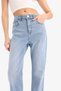 Mary Vintage Straight Fit High Waist Straight Leg Jean Snow Wash Pants D7977Ax25Sp - 6