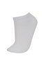 Women's 3-Piece Cotton Booties Socks E2114Axns - 4