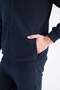 Relax Fit College Collar Textured Bomber Cardigan D7930Ax25Sp - 5