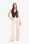 Wide Leg Double Pocket High Waist Standard Length Modal Pants D4467Ax25Sp - 4