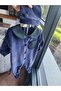 Navy Blue Velvet Men's Jumpsuit