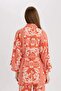 Relax Fit Patterned Belted Kimono D5443Ax25Sp - 7