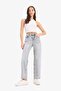 Straight Fit High Waist Short Leg Washed Jeans E8013Ax25Sm - 2