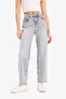 Straight Fit High Waist Short Leg Washed Jeans E8013Ax25Sm - 4
