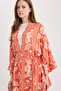 Relax Fit Patterned Belted Kimono D5443Ax25Sp - 5