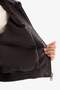 Waterproof Zippered Faux Leather Coat Jacket with Snap Pockets for Girls D6925A825Sp - 8