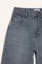 100% Cotton Straight Wide High Waist Long Washed Jeans E3185Ax25Sp - 8