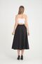 Parachute Fabric Black Loose Fit Women's Skirt - 4