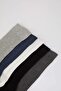 Men's Comfortable Elastic 5-Piece Cotton Long Socks D9673Axns - 7